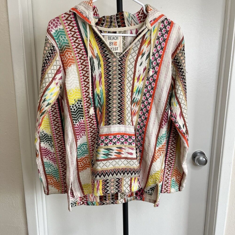 Beach By Exist Multicolor Patterned Hoodie